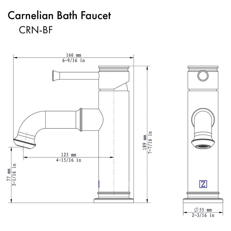 ZLINE Carnelian Bath Faucet - Model Bath