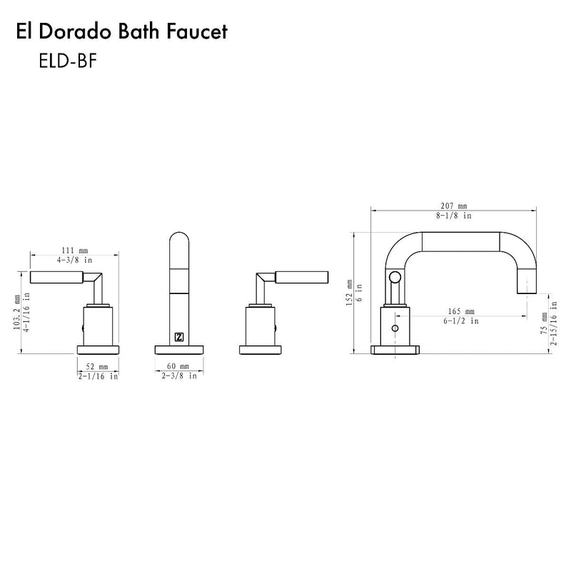 ZLINE El Dorado Bath Faucet - Model Bath