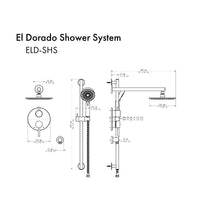 ZLINE El Dorado Shower System - Model Bath