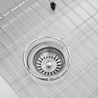 ZLINE Garmisch 43" Undermount Single Bowl Sink in DuraSnow® Stainless Steel with Accessories (SLS-43S) - Model Bath