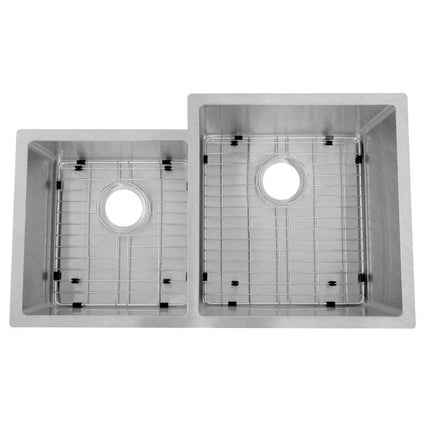 ZLINE Jackson 32" Undermount Double Bowl in Durasnow Stainless Steel (SRDL-32S) - Model Bath