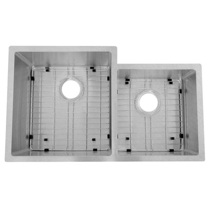 ZLINE Jackson 32" Undermount Double Bowl in Durasnow Stainless Steel (SRDR-32S) - Model Bath