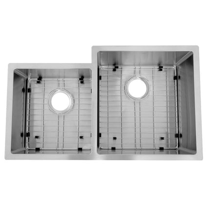 ZLINE Jackson 32" Undermount Double Bowl in Stainless Steel (SRDL-32) - Model Bath