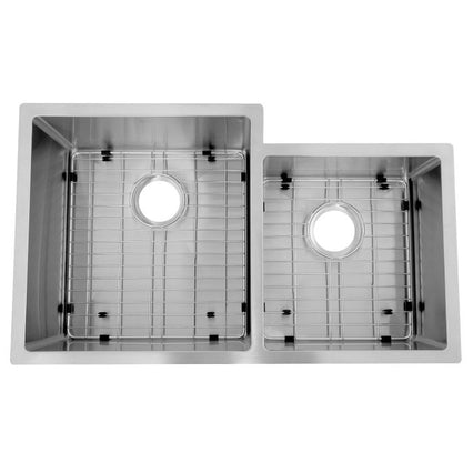 ZLINE Jackson 32" Undermount Double Bowl in Stainless Steel (SRDR-32) - Model Bath