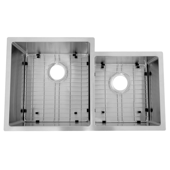 ZLINE Jackson 32" Undermount Double Bowl in Stainless Steel (SRDR-32) - Model Bath
