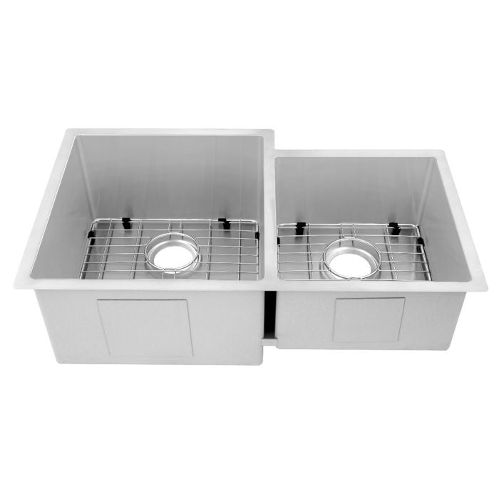 ZLINE Jackson 32" Undermount Double Bowl in Stainless Steel (SRDR-32) - Model Bath