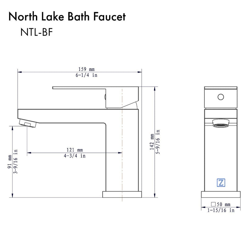 ZLINE North Lake Bath Faucet - Model Bath