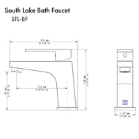 ZLINE South Lake Bath Faucet in Chrome (STL-BF-CH) - Model Bath