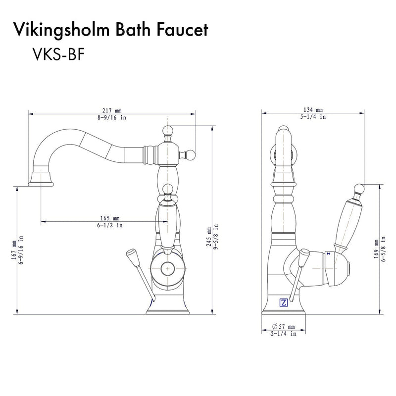 ZLINE Vikingsholm Bath Faucet - Model Bath