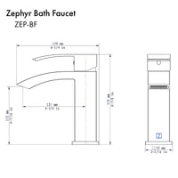 ZLINE Zephyr Bath Faucet - Model Bath